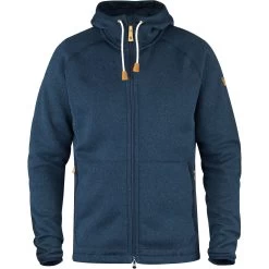 Fjällräven Fjällräven Mens Övik Fleece Hoodie -UdendørsUdstyrHub 34443016 1