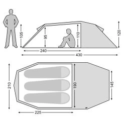 Nordisk Oppland 3 LW -UdendørsUdstyrHub 390480016
