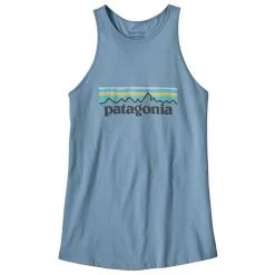 Patagonia Womens Pastel P-6 Logo Org High Neck Tank