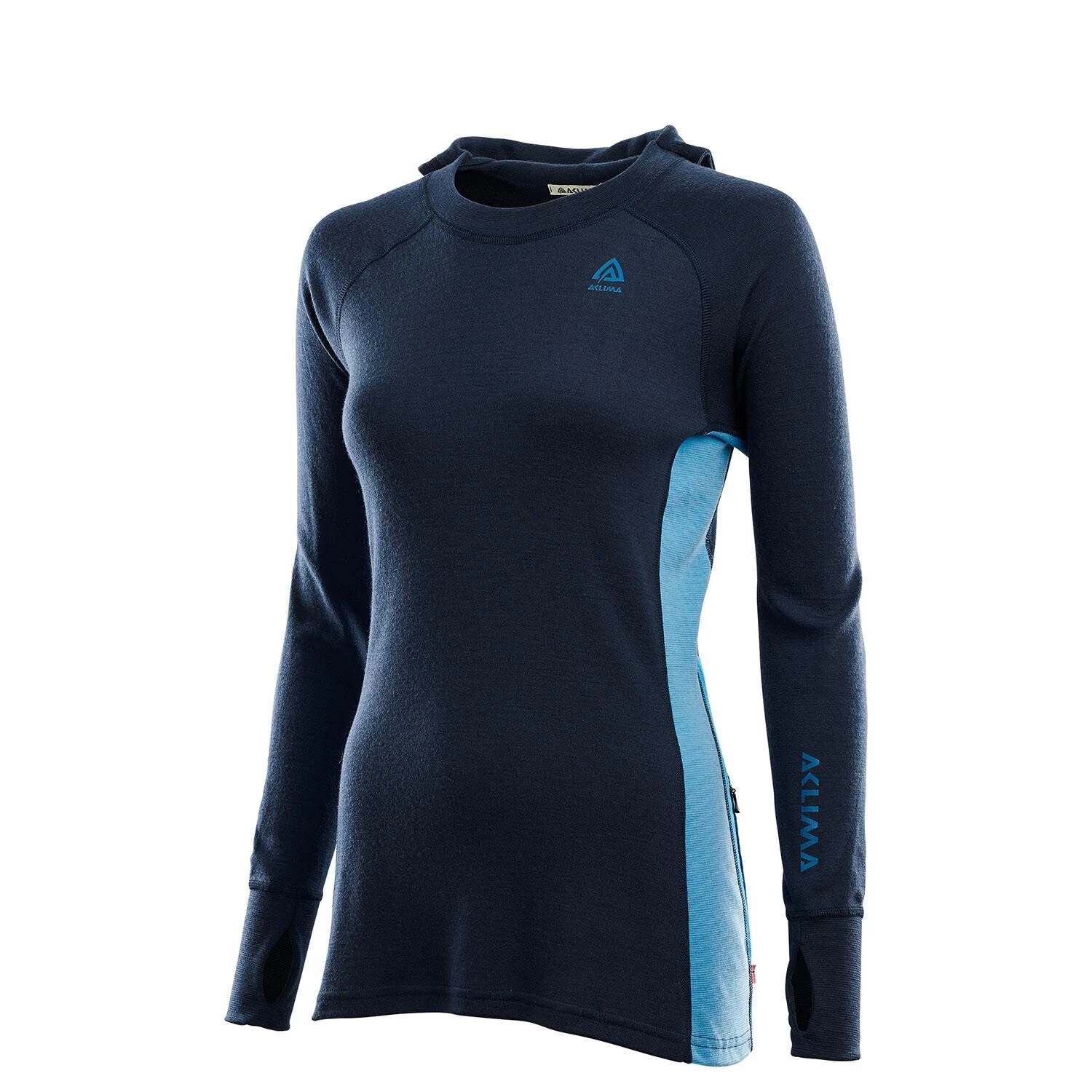 Aclima Womens WarmWool Hood Sweater 4 Aclima Womens WarmWool Hood Sweater - Billede 2