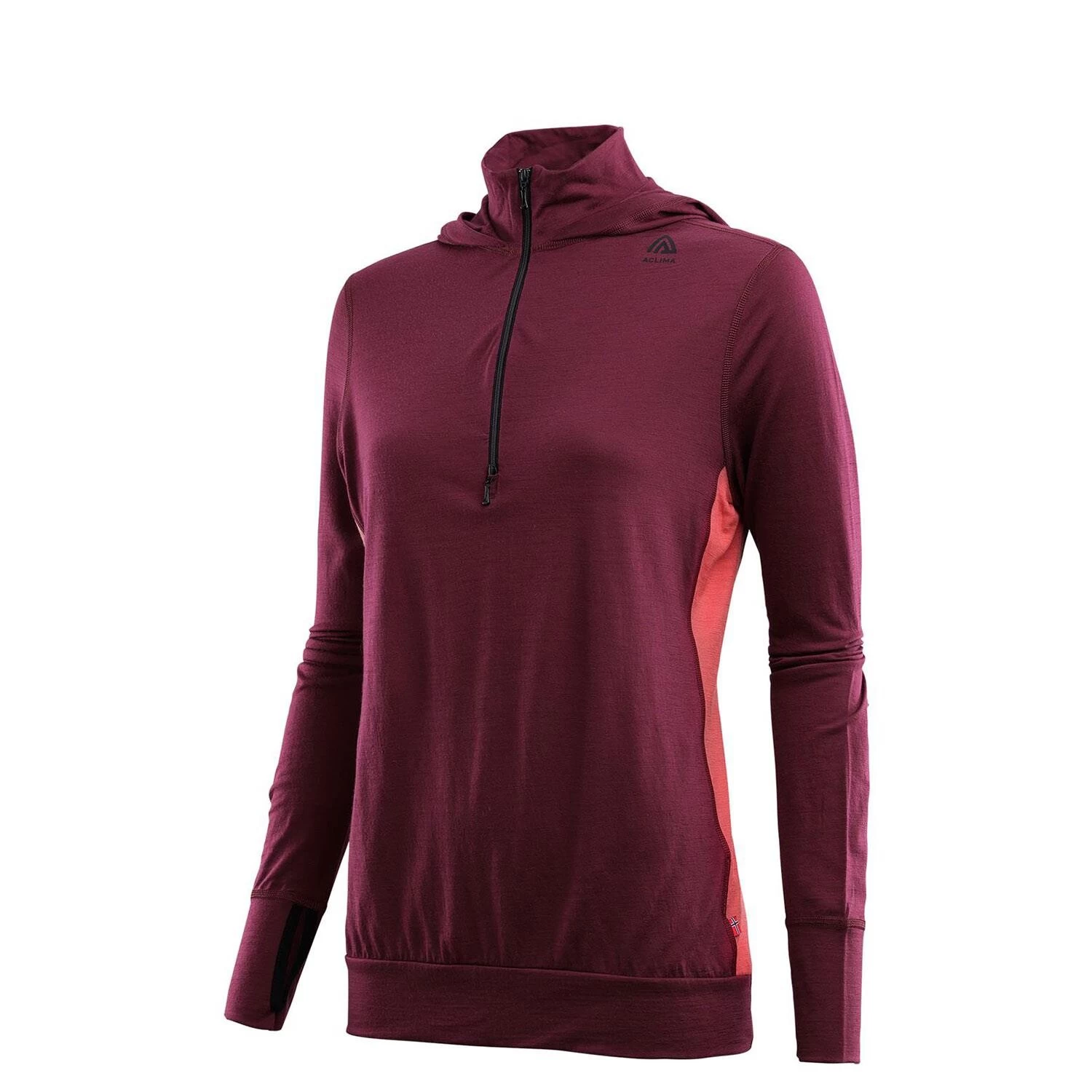 Aclima Womens LightWool Hoodie 4 Aclima Womens LightWool Hoodie - Billede 2