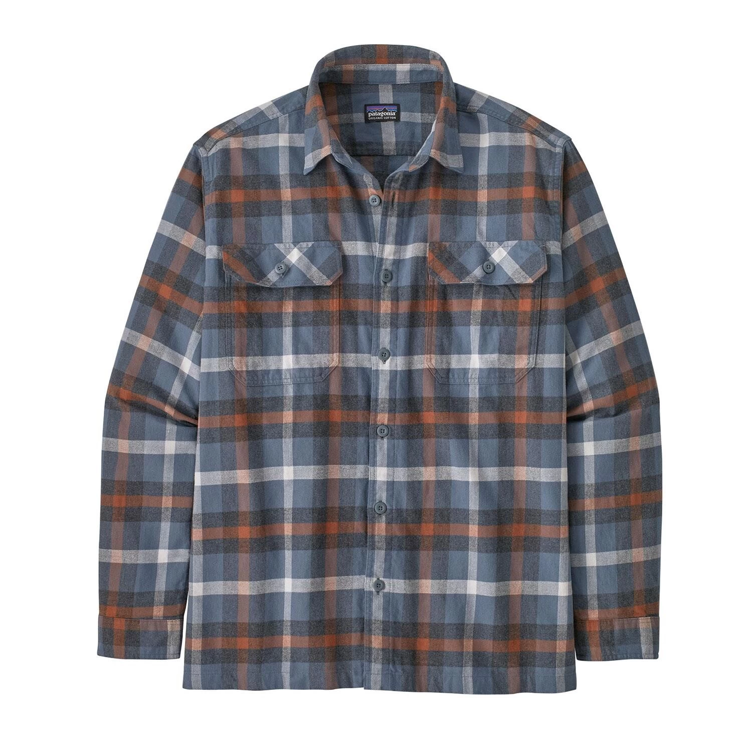 Patagonia Mens L/S Organic MW Fjord Flannel Shirt 4 Patagonia Mens L/S Organic MW Fjord Flannel Shirt - Billede 2