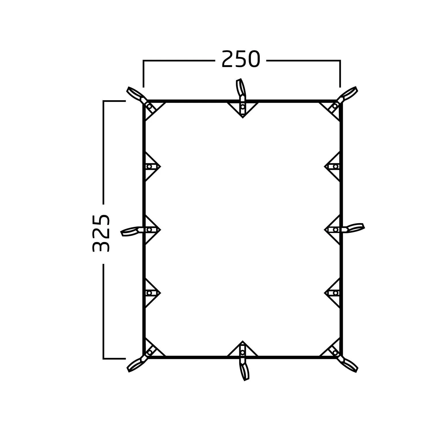 Nordisk Kari 8 Basic Cotton Tarp 4 Nordisk Kari 8 Basic Cotton Tarp - Billede 2