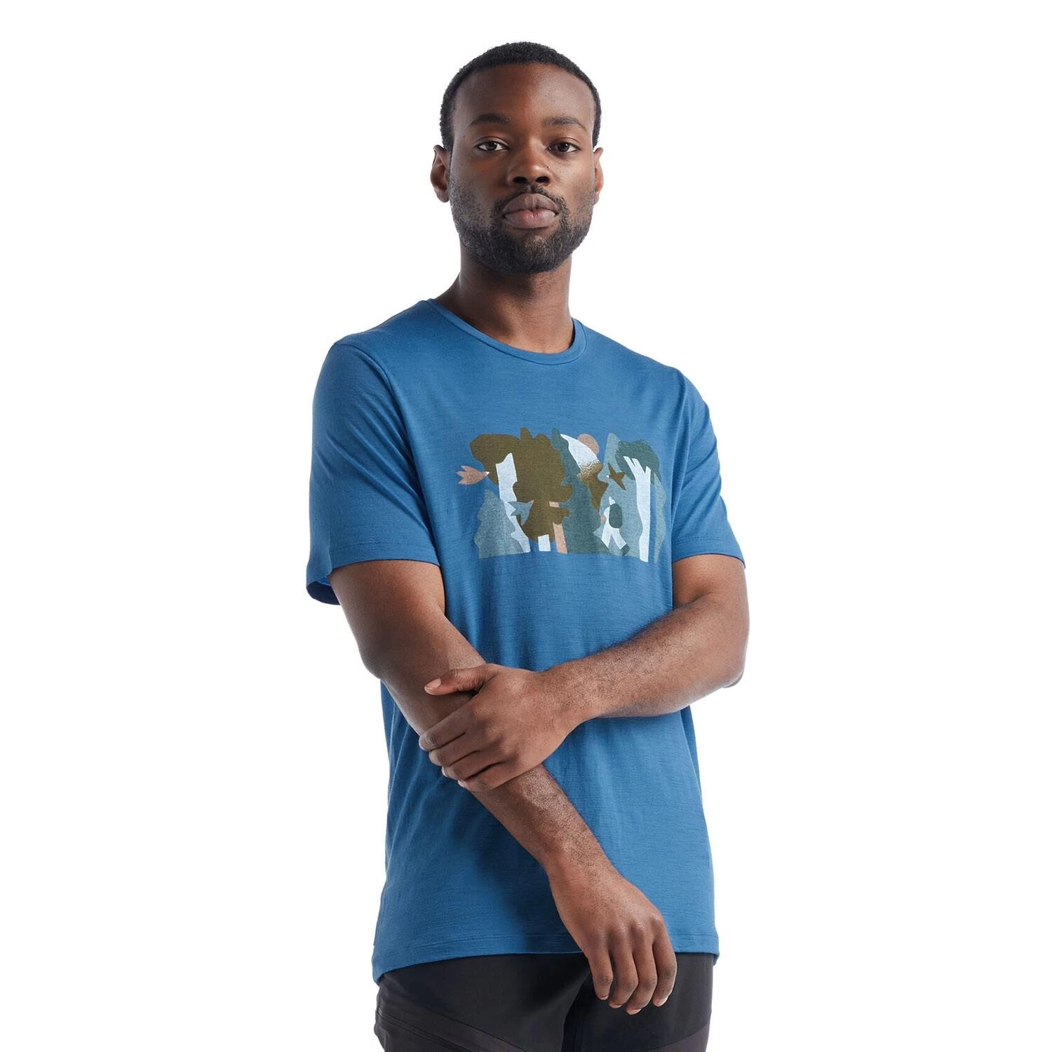 Icebreaker Mens Tech Lite II S/S Tee Forest Wall 3 Icebreaker Mens Tech Lite II S/S Tee Forest Wall