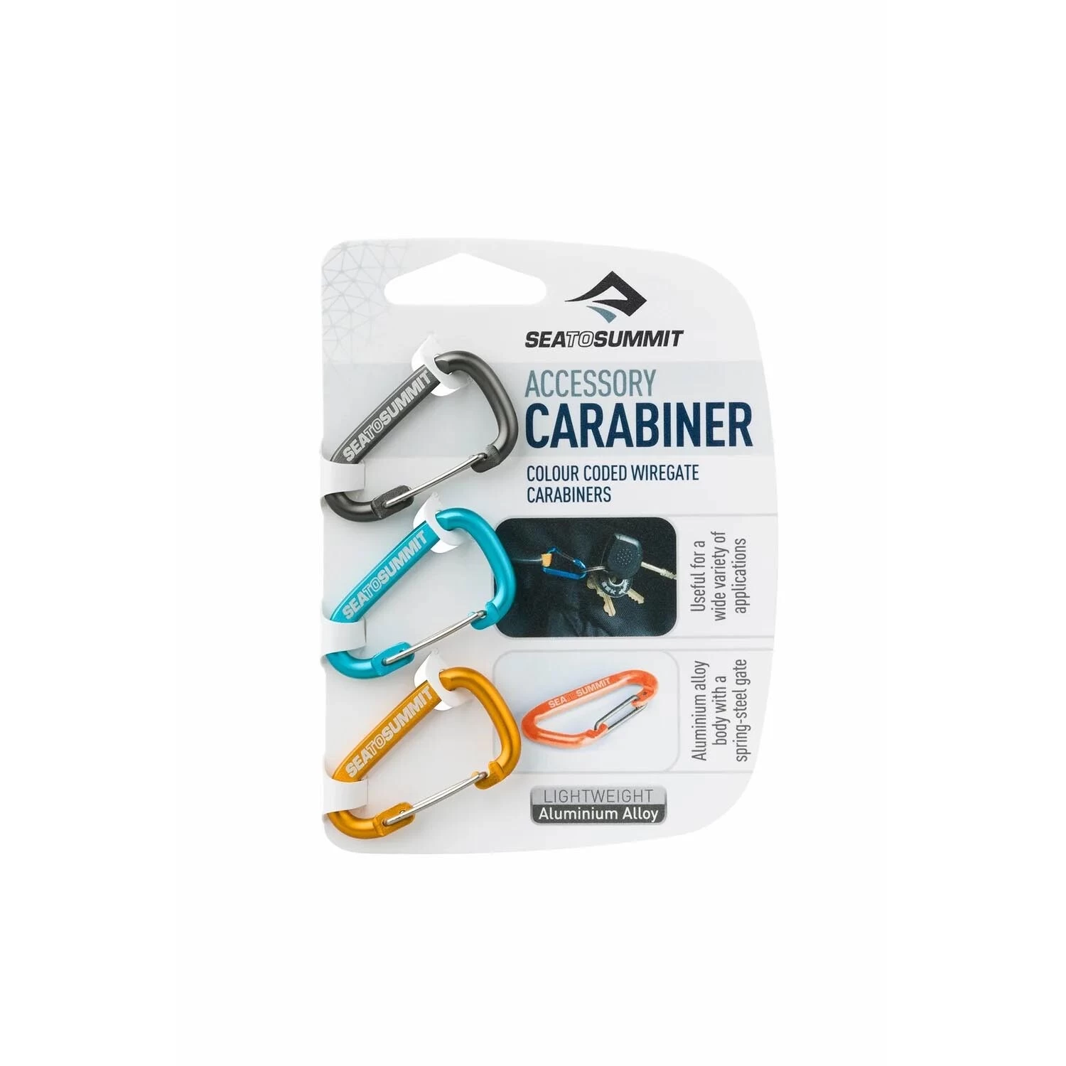 Sea To Summit STS Accessory Carabiner Set 3 Pcs 4 Sea To Summit STS Accessory Carabiner Set 3 Pcs - Billede 2