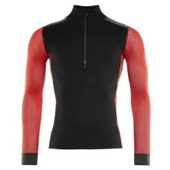 Aclima Mens WoolNet Hybridock Neck W/zip