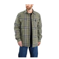 Carhartt M Flannel Sherpa Lned Shirt Jkt