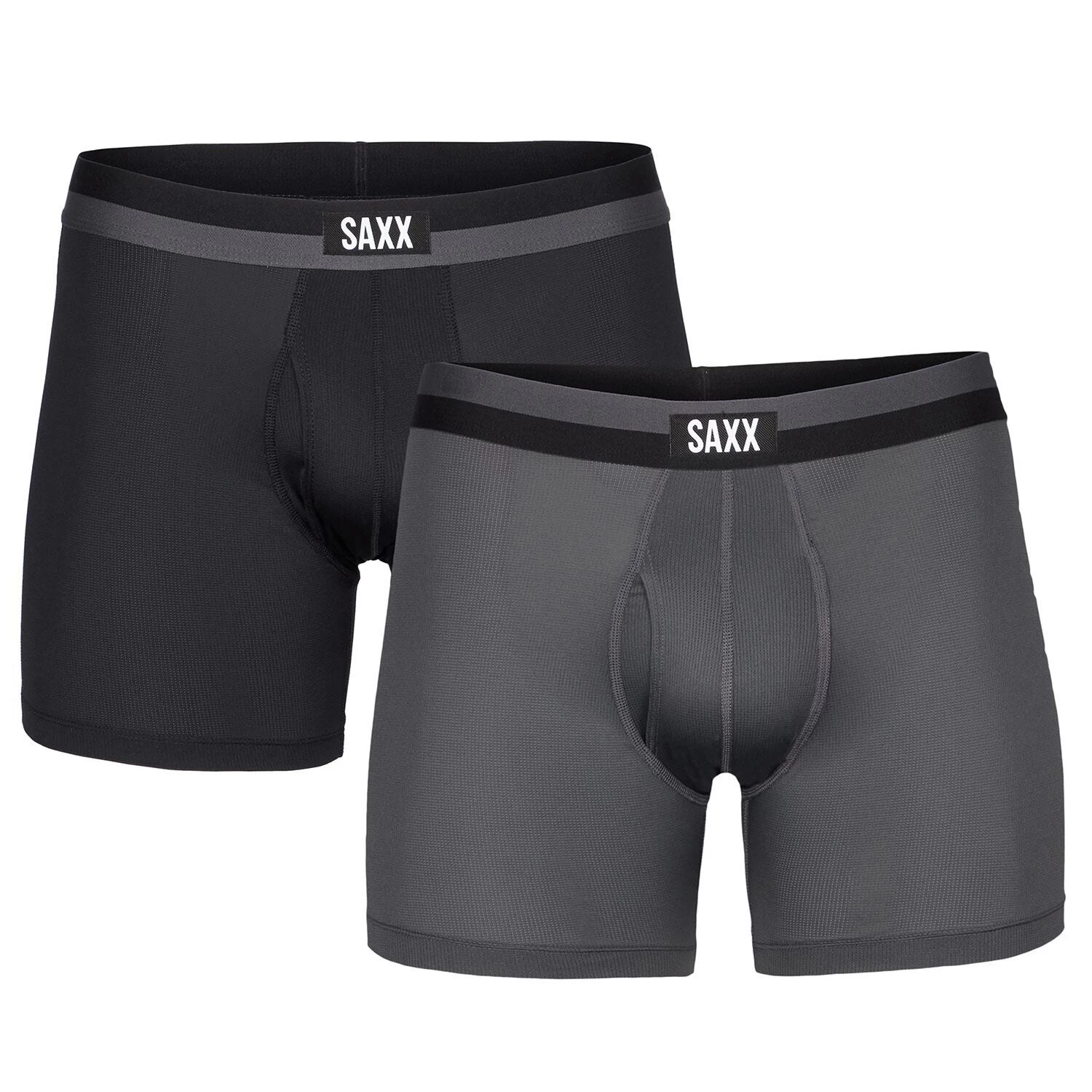 SAXX Mens Sport Mesh Boxer Brief Fly 2pk 3 SAXX Mens Sport Mesh Boxer Brief Fly 2pk