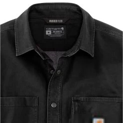 Carhartt Mens Fleece Snap Front Shirt Jacket
