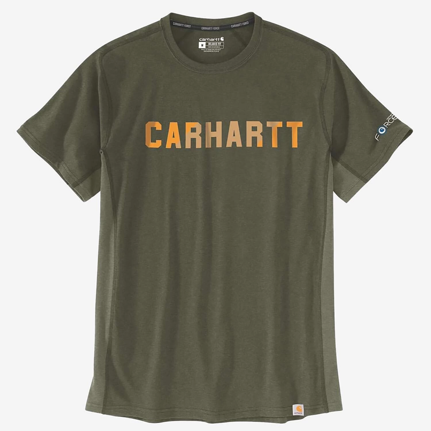Carhartt M Force Flex Block Logo T S/S 3 Carhartt M Force Flex Block Logo T S/S
